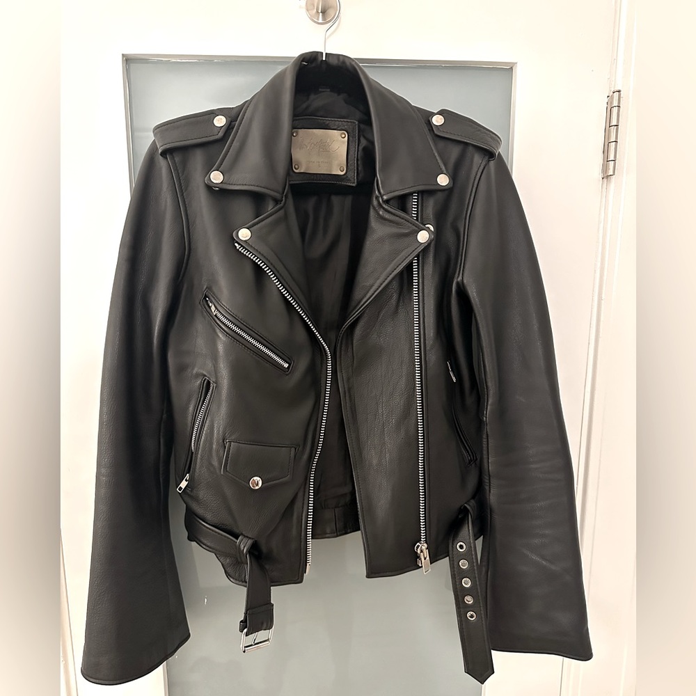 Genuine leather Free People x Understated Jacket